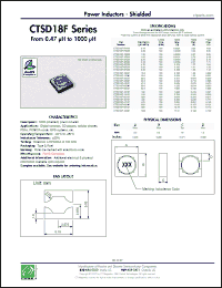 Click here to download CTSD18F-150M Datasheet