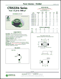 Click here to download CTDS3316PF-222 Datasheet