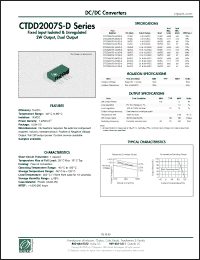 Click here to download CTDD2007S-1212D-2 Datasheet