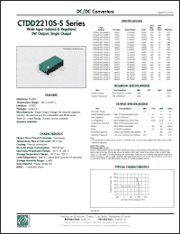 Click here to download CTDD2210S-0512S-2 Datasheet