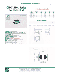 Click here to download CTLQ1210LF-100M Datasheet