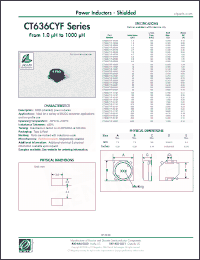 Click here to download CT636CYF-221M Datasheet