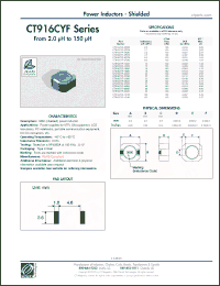 Click here to download CT916CYF-100M Datasheet