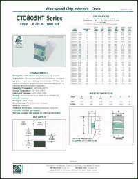 Click here to download CT0805HT-R10G Datasheet