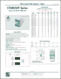 Click here to download CT0805HT Datasheet