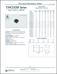 Click here to download CTHC2220F-3R9J Datasheet
