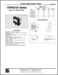 Click here to download CTHF2430-203M1R0 Datasheet