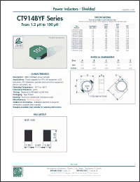 Click here to download CT914BYF-1R2M Datasheet