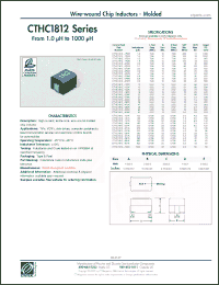 Click here to download CTHC1812-391K Datasheet