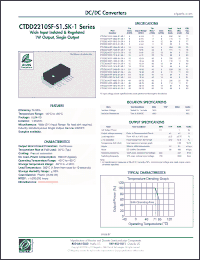 Click here to download CTDD2210SF-0505-S1.5K-1 Datasheet