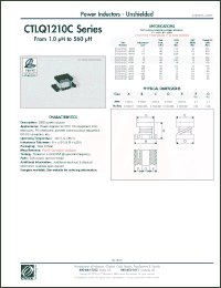 Click here to download CTLQ1210C-2R2M Datasheet