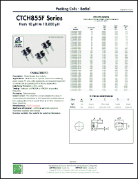 Click here to download CTCH855F-390K Datasheet