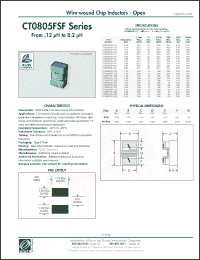 Click here to download CT0805FSF-562K Datasheet