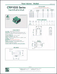 Click here to download CTEP105SF-0R4M Datasheet