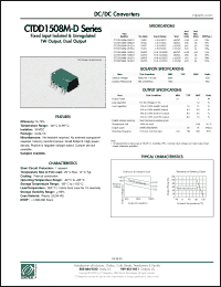 Click here to download CTDD1508M-D Datasheet