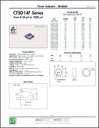 Click here to download CTSD14F-220M Datasheet