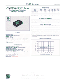 Click here to download CTDD3220DF-1212-D1K-1 Datasheet