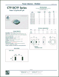 Click here to download CT918CYF Datasheet