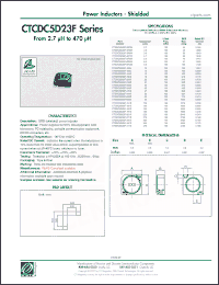 Click here to download CTCDC5D23F-471K Datasheet