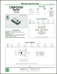 Click here to download CTBPF2520T2450BF Datasheet