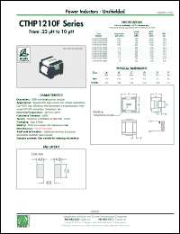 Click here to download CTHP1210F-R22M Datasheet