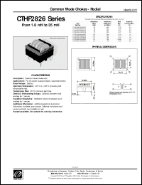 Click here to download CTHF2826-123M1R8 Datasheet