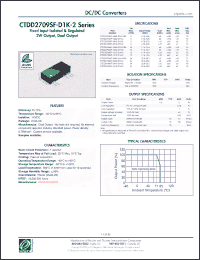 Click here to download CTDD2709SF-2405-D1K-1W5 Datasheet