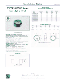 Click here to download CTCDRH8D38F-470N Datasheet