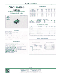 Click here to download CTDD1105SF-S Datasheet