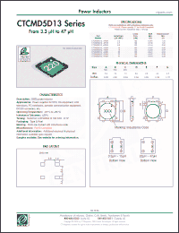 Click here to download CTCMD5D13F-150M Datasheet