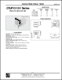Click here to download CTUF1515V-302M2R0 Datasheet
