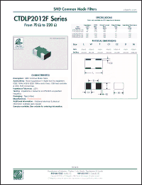 Click here to download CTDLP2012F-700 Datasheet
