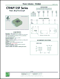 Click here to download CTIHLP125F-R50M Datasheet