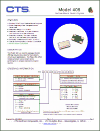 Click here to download 405I33LM Datasheet