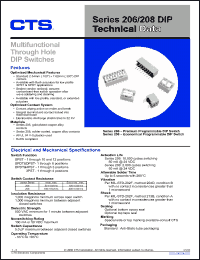 Click here to download 208-1112LPSTN Datasheet