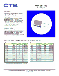 Click here to download MP110 Datasheet