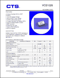 Click here to download VCS1026 Datasheet