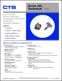 Click here to download 295T220F103B12 Datasheet