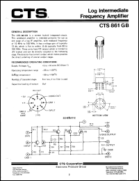 Click here to download CTS861GB Datasheet