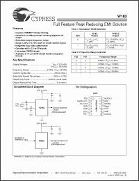 Click here to download W182 Datasheet