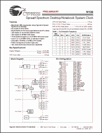 Click here to download W130 Datasheet