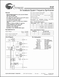 Click here to download W137 Datasheet