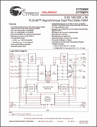 Click here to download CY7C056V-15BAI Datasheet
