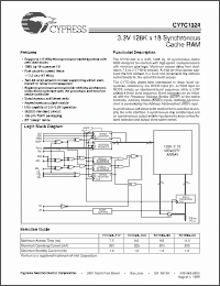 Click here to download CY7C1324-100 Datasheet