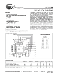 Click here to download CY7C1399-15VC Datasheet