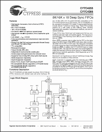 Click here to download CY7C4265-25AC Datasheet
