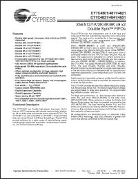 Click here to download CY7C4801-25AC Datasheet