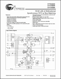 Click here to download CY7C43644-10 Datasheet