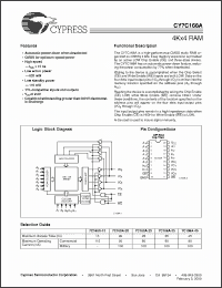 Click here to download CY7C168A-45DMB Datasheet
