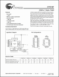 Click here to download CY7C197-12VC Datasheet